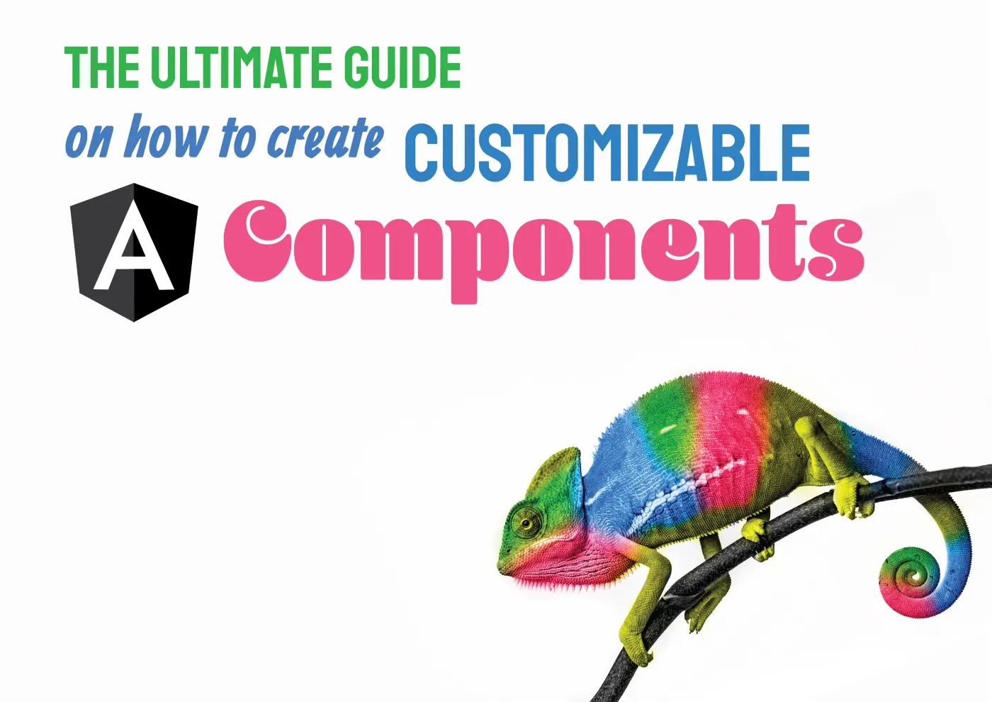 Blogpost cover for the article on customizable Angular components